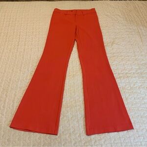 New vintage Bright tomato Red flared trousers 5/6